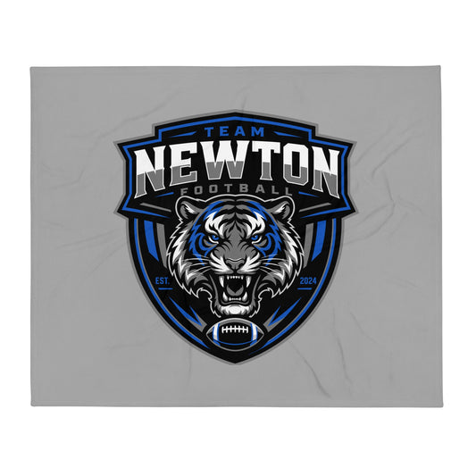Throw Blanket | Newton Youth football league | Shield Logo