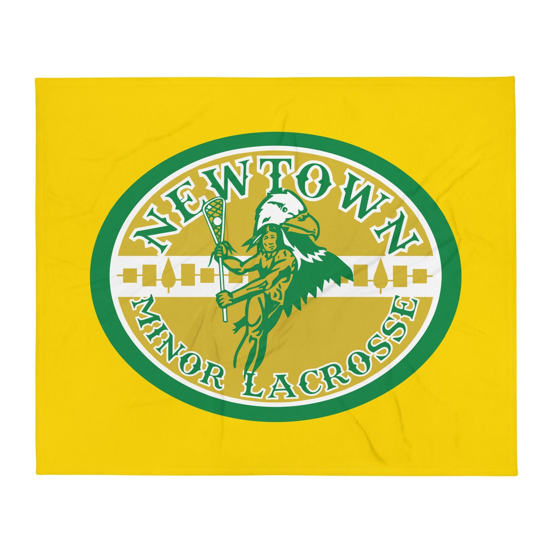 Throw Blanket | Newtown Minor Lacrosse | Emblem Logo