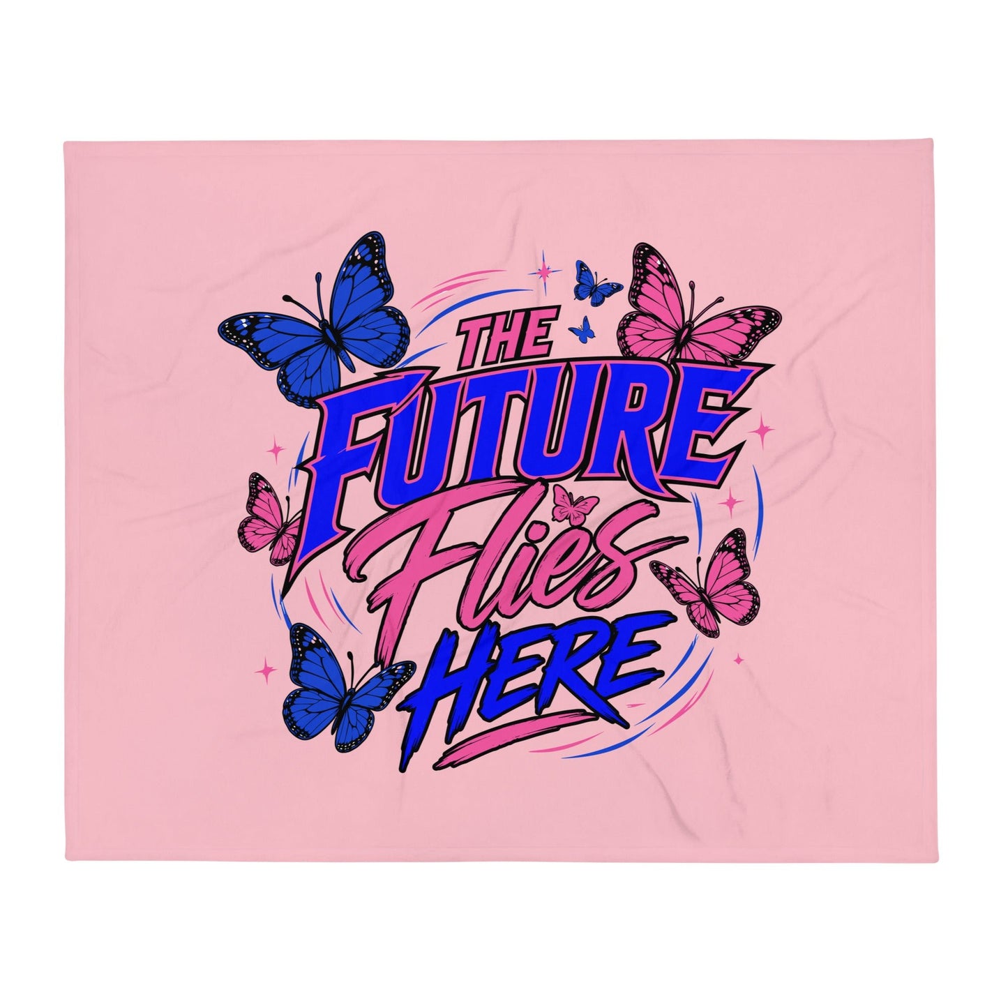 Throw Blanket | Next Era Athletics | Wordmark Monarch Logo