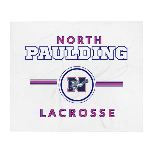 Throw Blanket | North Paulding Lacrosse | Valor Logo