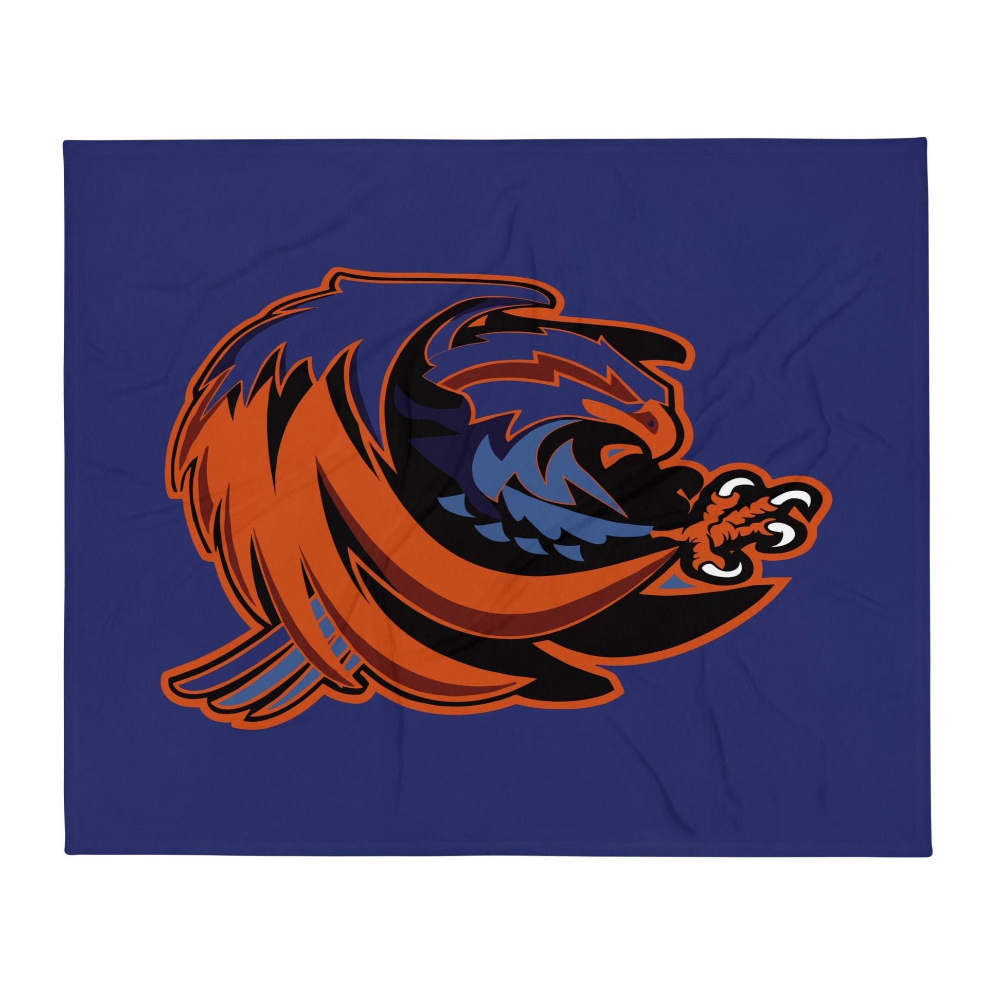 Throw Blanket | Offutt AFB Warhawks | Mascot Logo