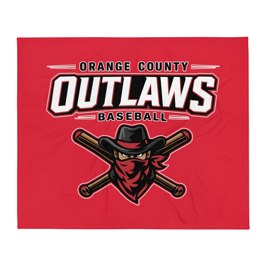 Throw Blanket | Orange County Outlaws | Vanguard Logo