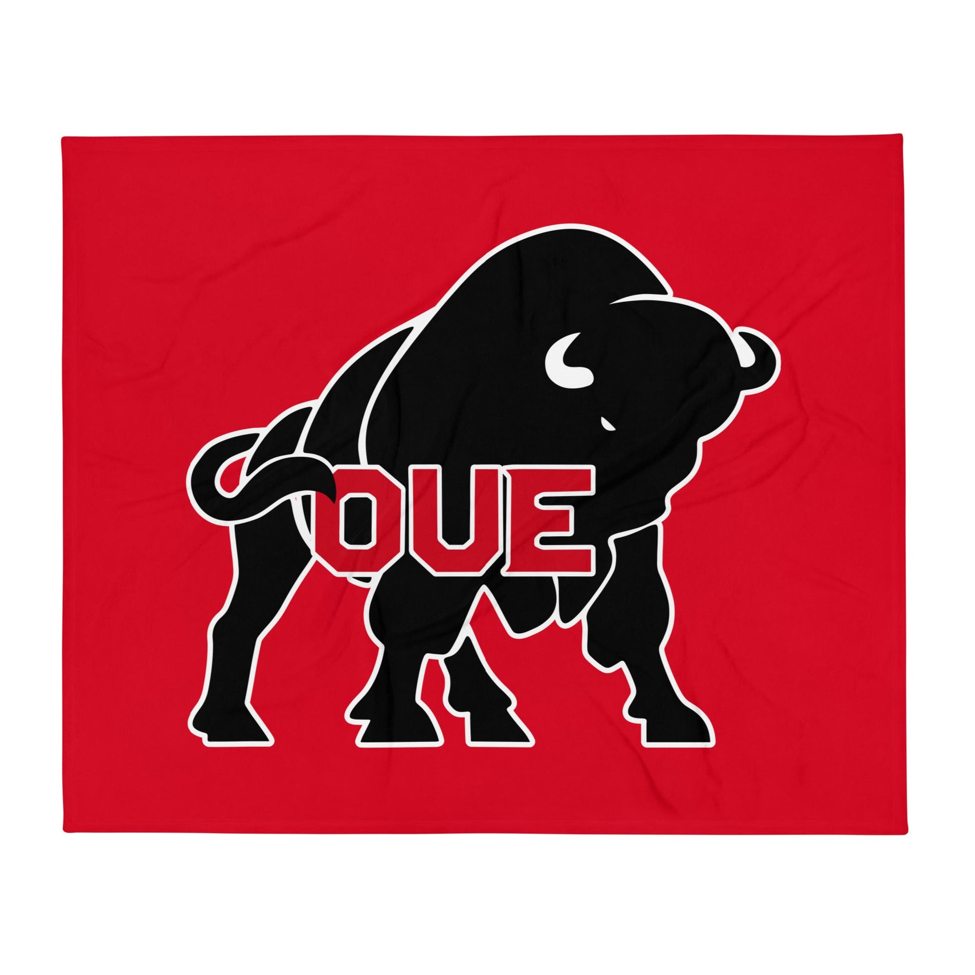 Throw Blanket | OUE | Mascot Logo