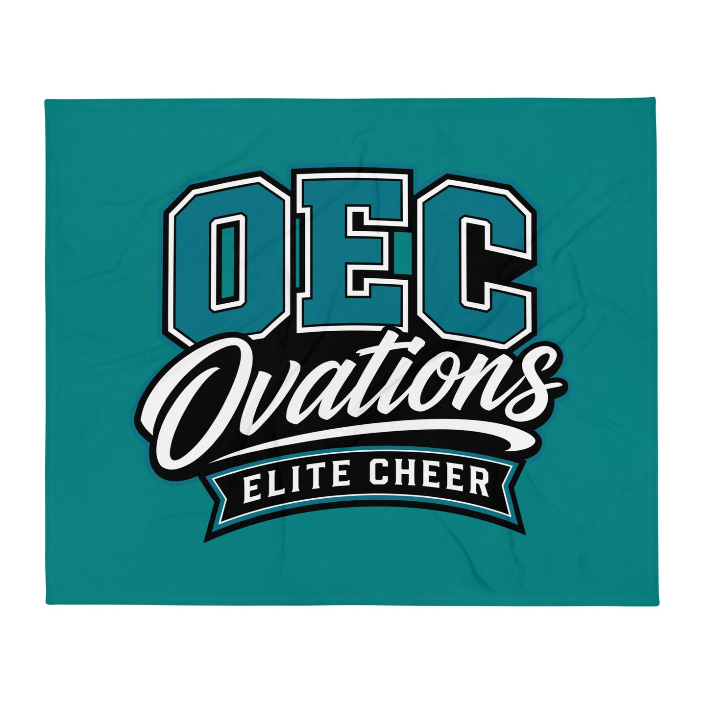 Throw Blanket | Ovations Elite Cheer | Crest Logo