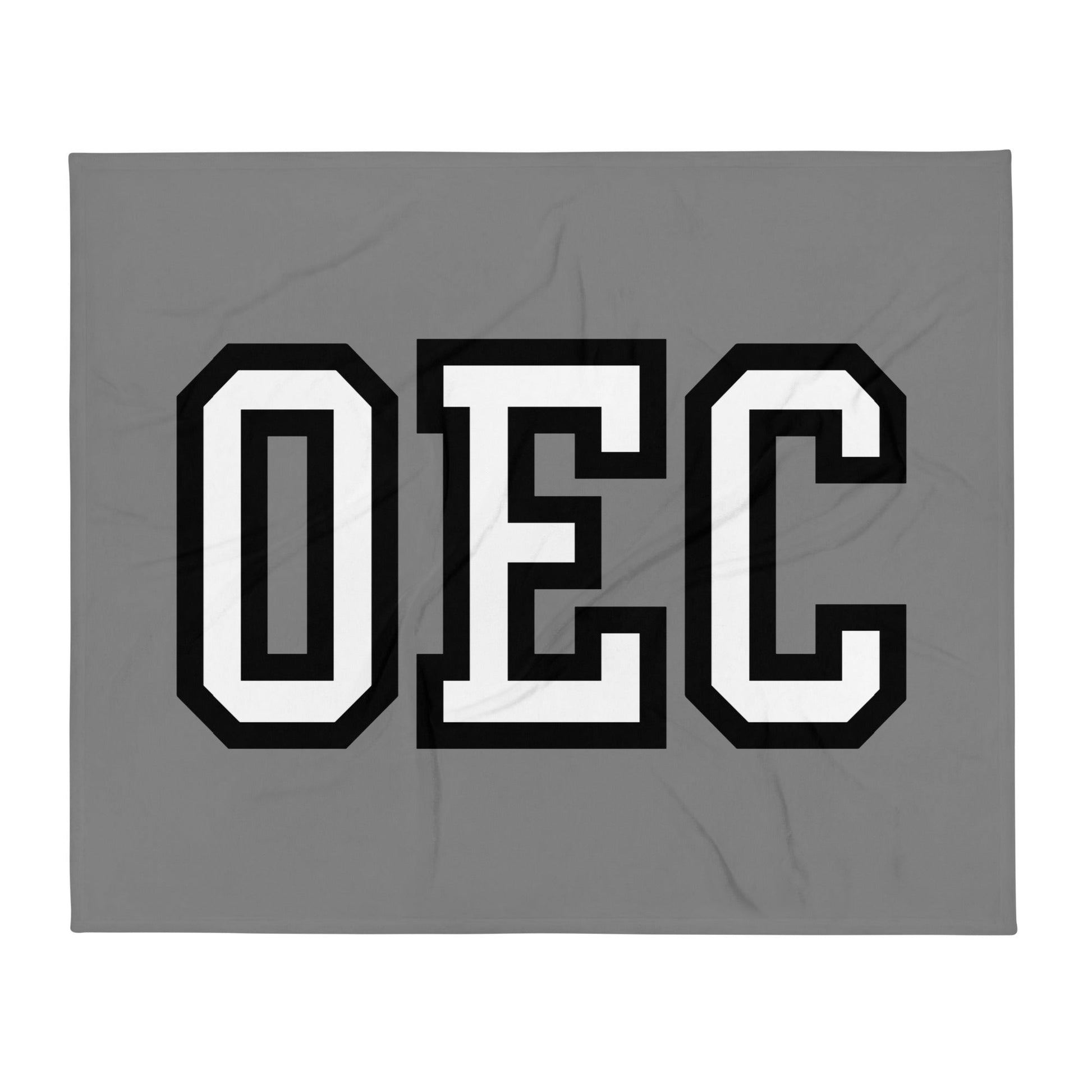 Throw Blanket | Ovations Elite Cheer | OEC Mark Logo
