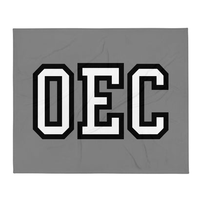 Throw Blanket | Ovations Elite Cheer | OEC Mark Logo