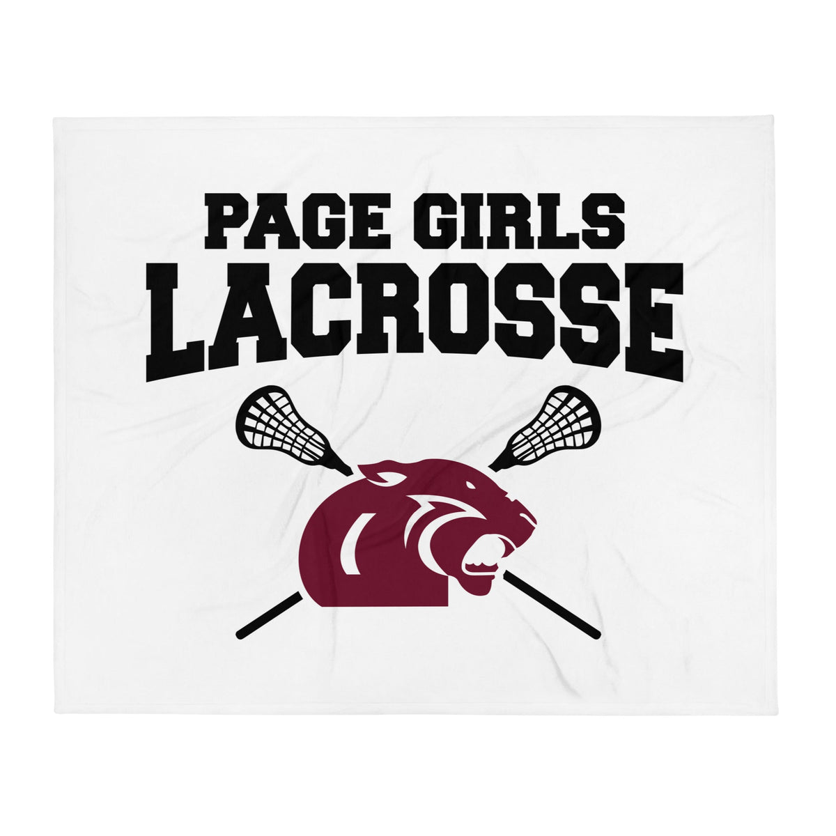 Throw Blanket | Page Middle Girls Lacrosse