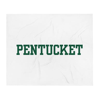 Throw Blanket | Pentucket Youth Football and Cheer | Script Logo