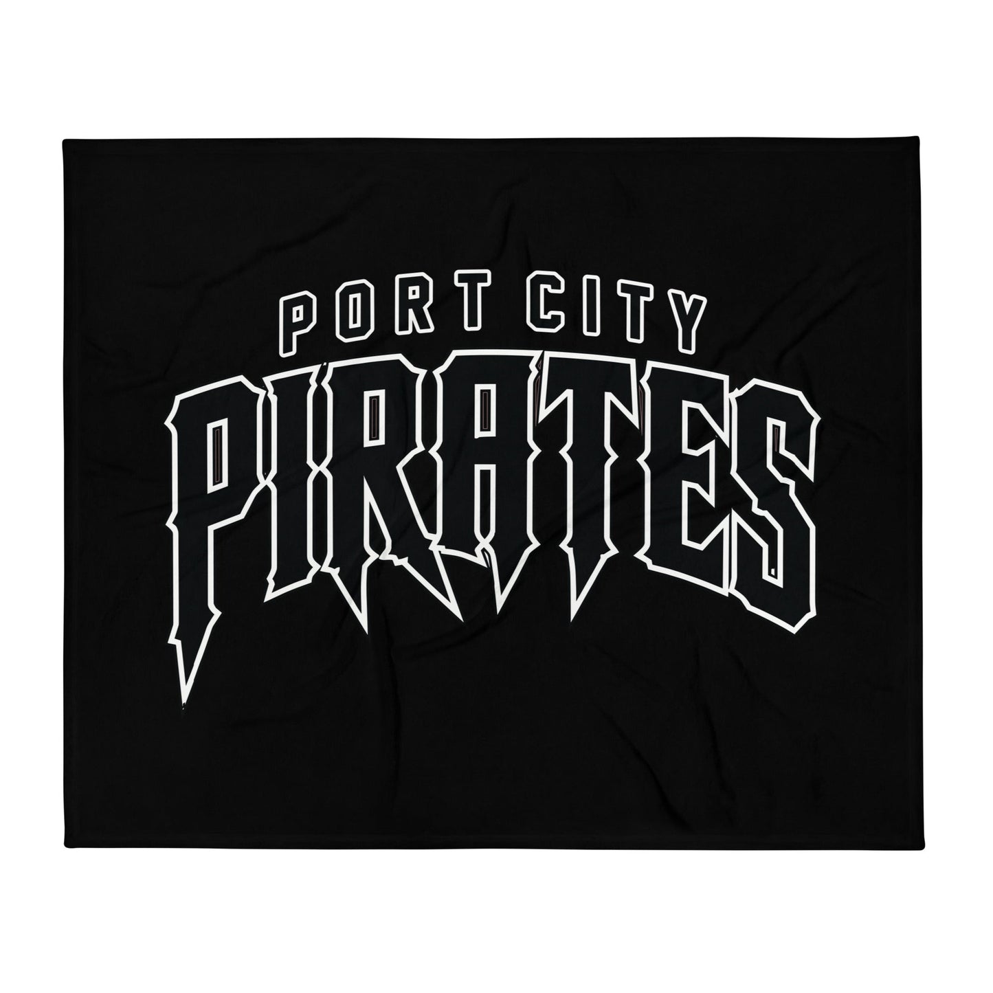 Throw Blanket | Port City Pirates | Script Logo