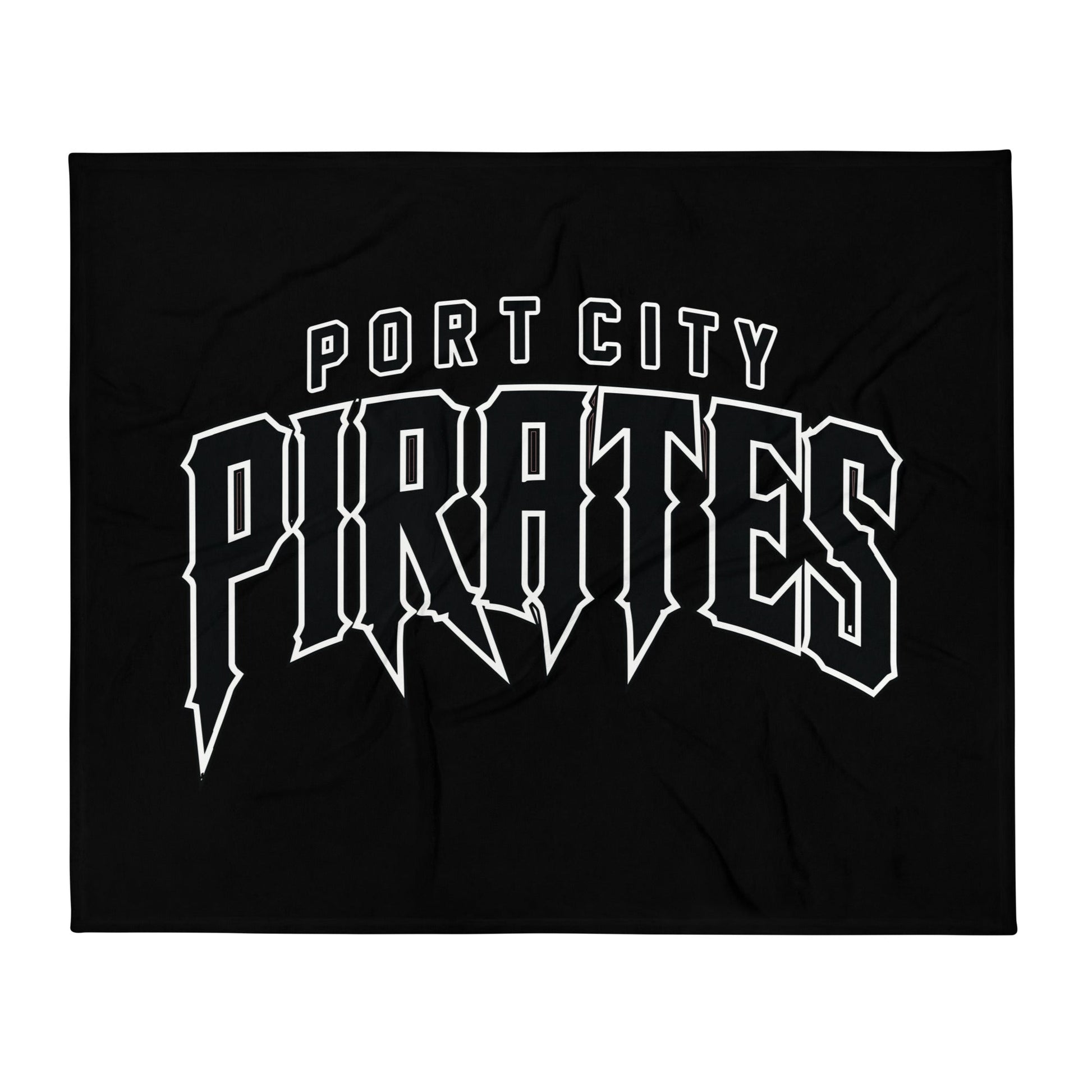 Throw Blanket | Port City Pirates | Script Logo