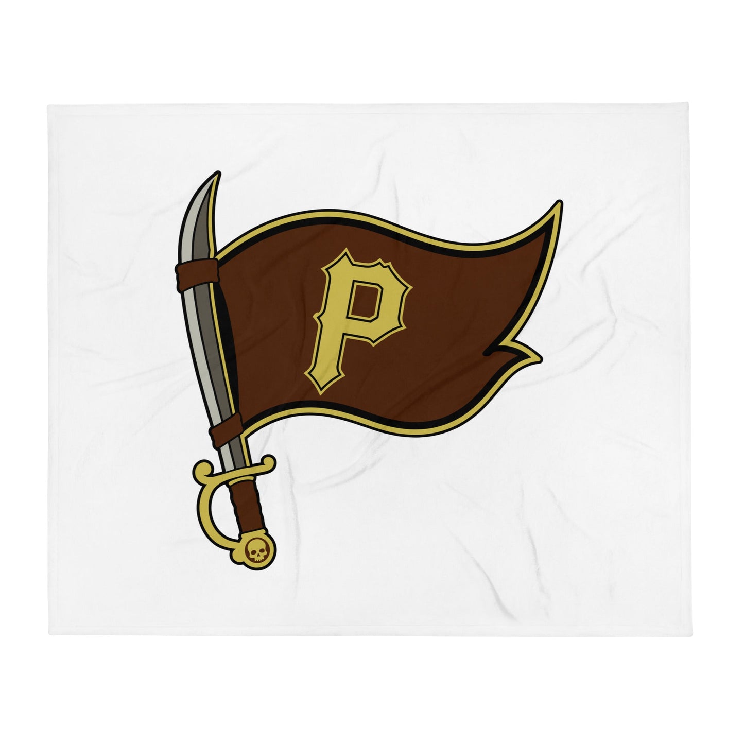 Throw Blanket | Port City Pirates | Vanguard Flag Logo