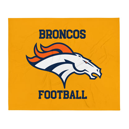 Throw Blanket | Rapid City Broncos - BHYFL | Cresst Logo