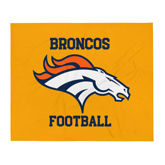Throw Blanket | Rapid City Broncos - BHYFL | Cresst Logo
