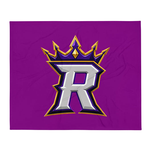 Throw Blanket | REIGN 10U Softball | Royale Crest Logo