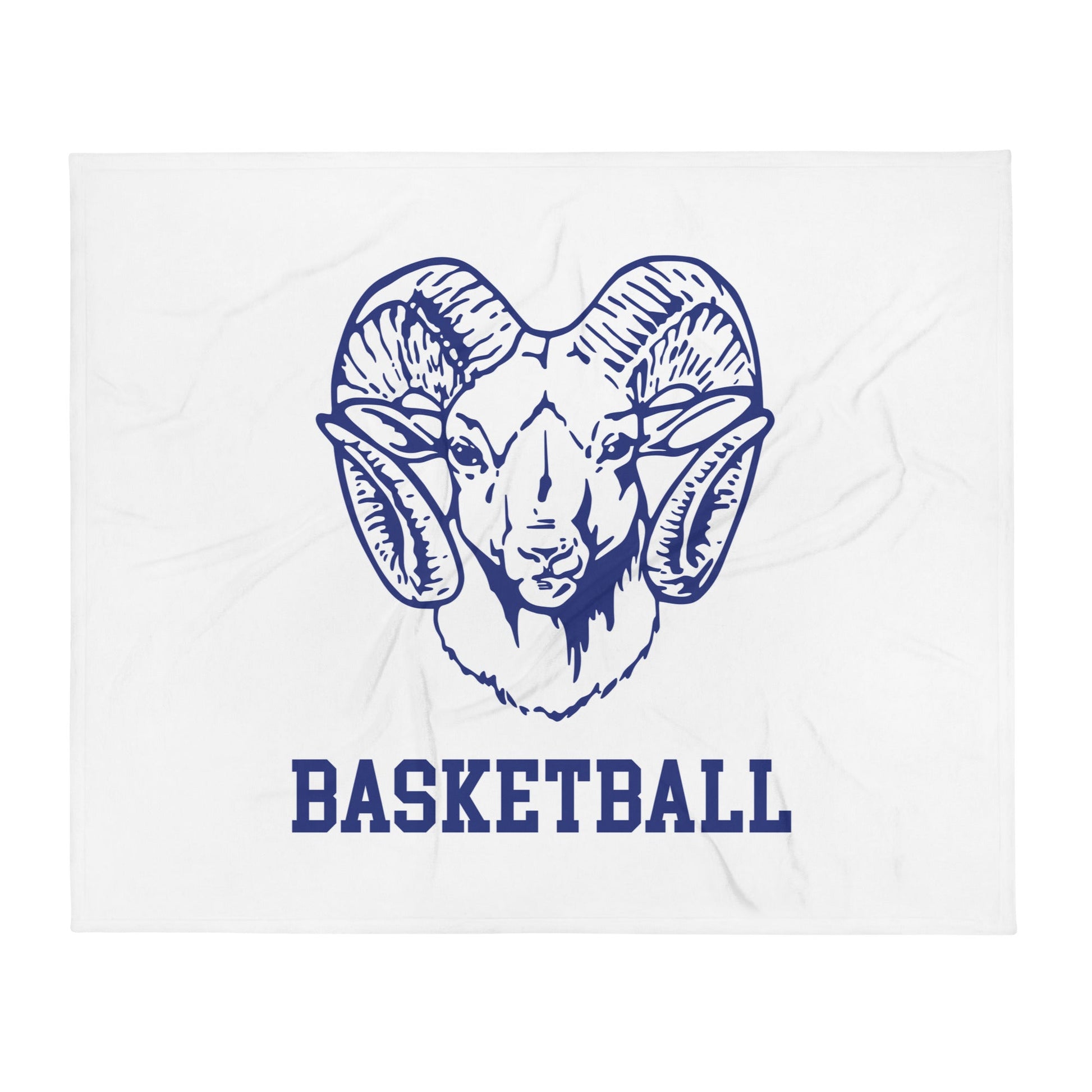 Throw Blanket | Rensselaer Rams | Basketball Logo