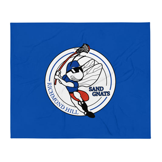 Throw Blanket | RH Sandgnats | Gnat Crest Logo