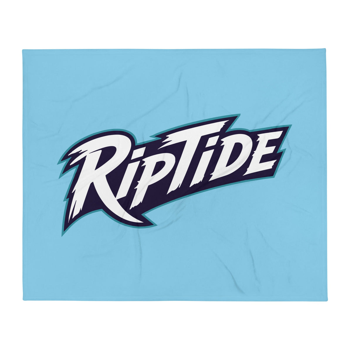 Throw Blanket | RipTide Softball | Modern Script Logo