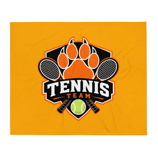 Throw Blanket | Rock Springs High School Tennis | Crest Logo