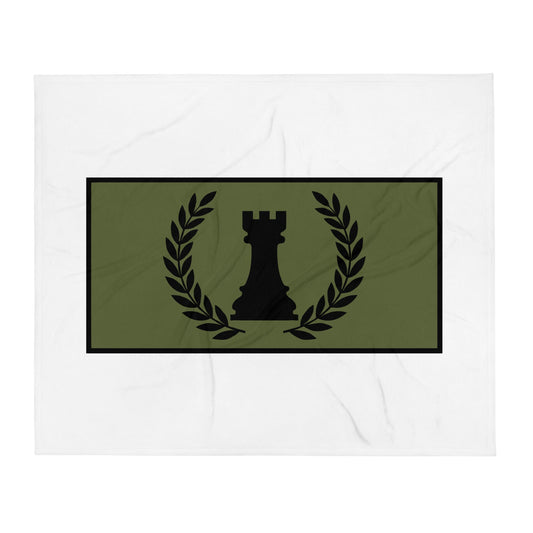 Throw Blanket | Rook Defense Solutions | Apex Castle Logo