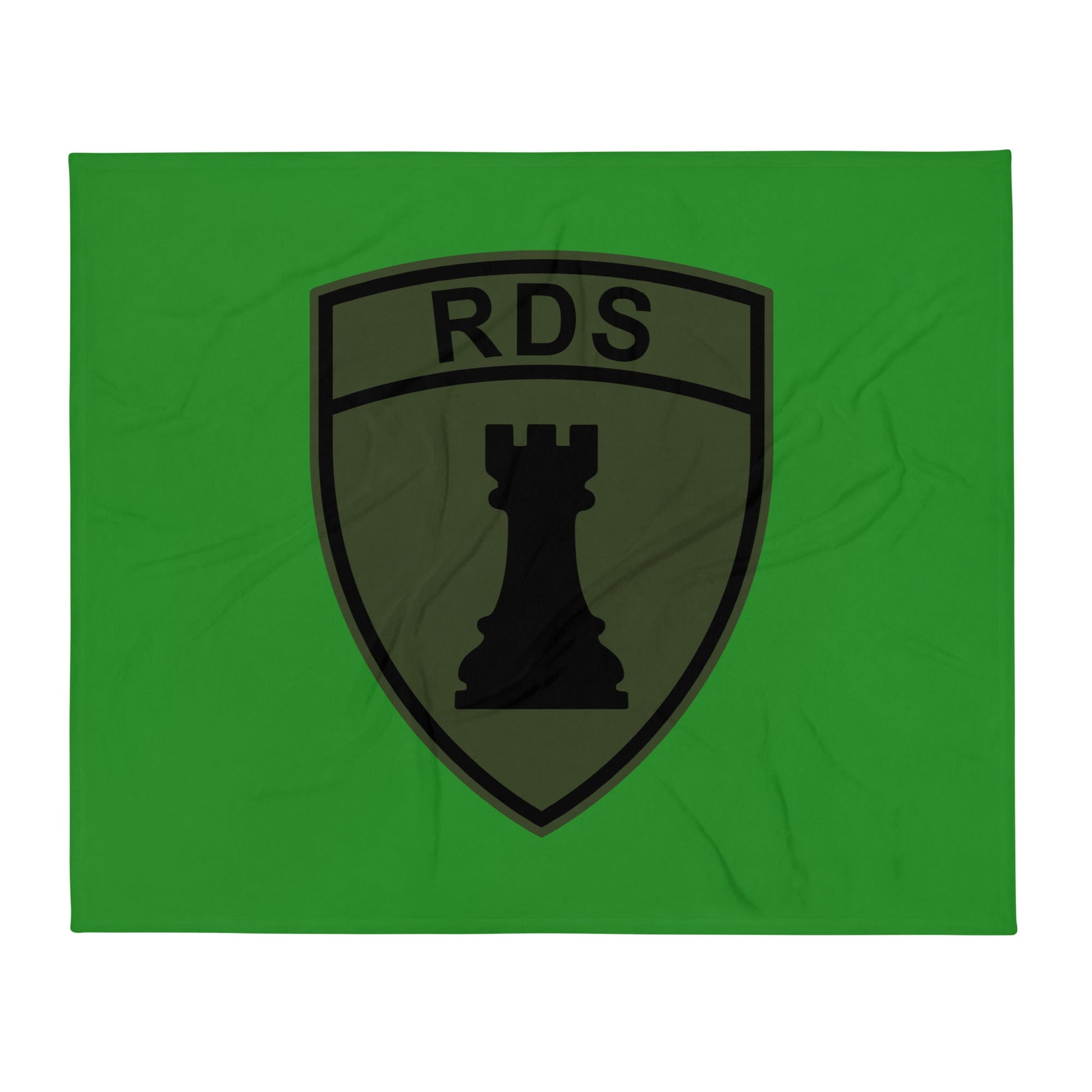 Throw Blanket | Rook Defense Solutions | Crest Logo