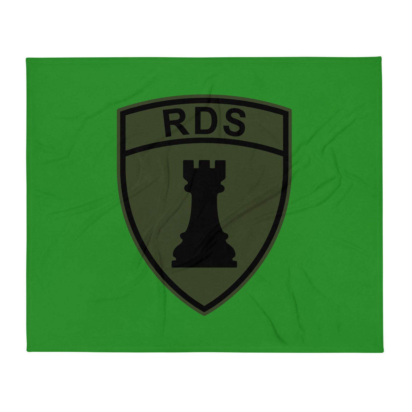 Throw Blanket | Rook Defense Solutions | Crest Logo