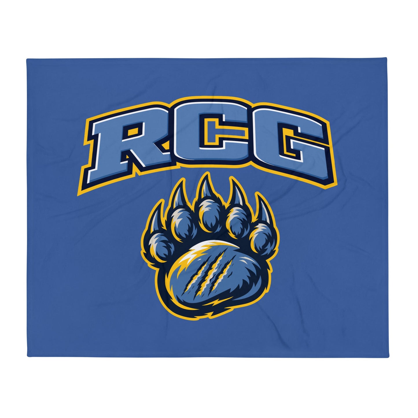 Throw Blanket | Rutherford County Grizzlies Football | Strike Logo