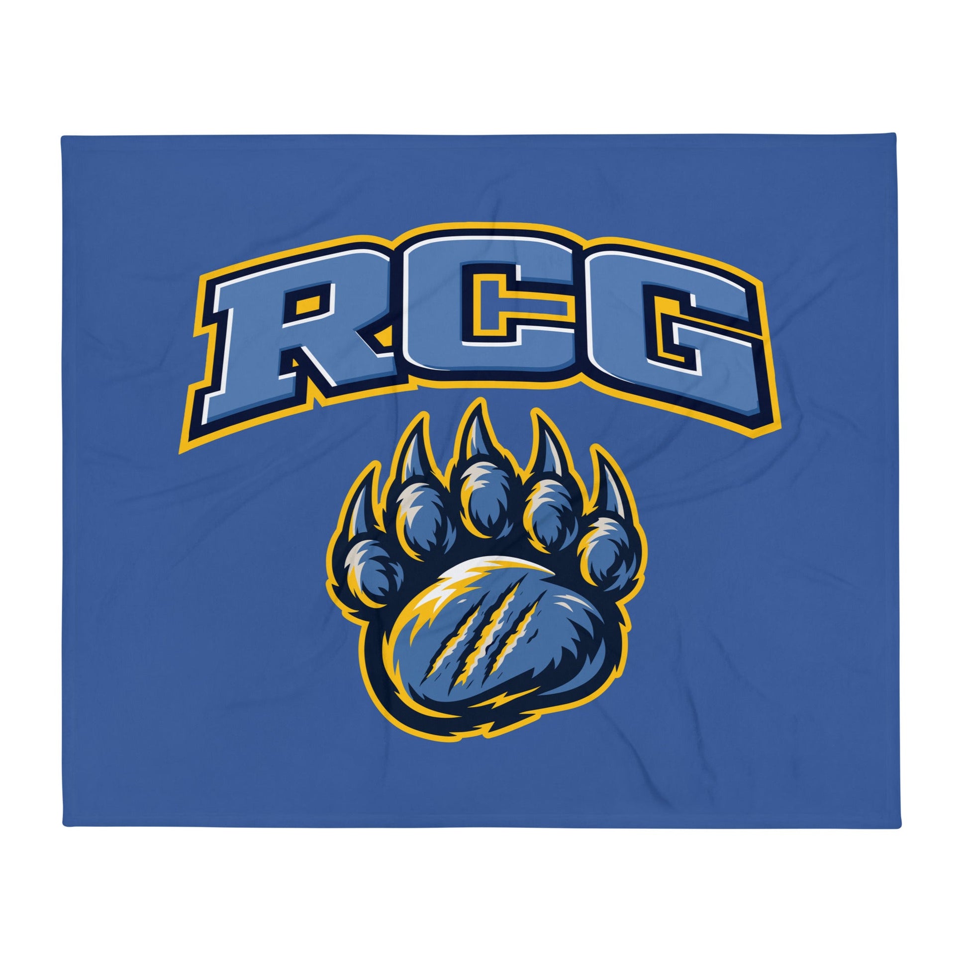 Throw Blanket | Rutherford County Grizzlies Football | Strike Logo