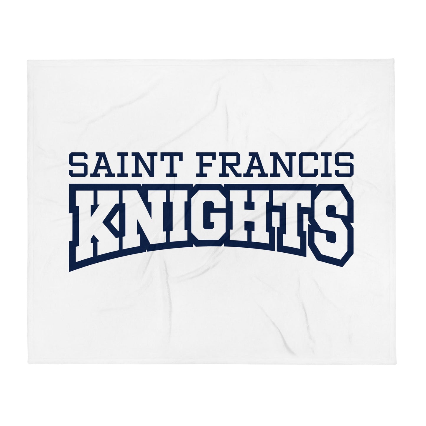 Throw Blanket | Saint Francis School | Modern Script Logo