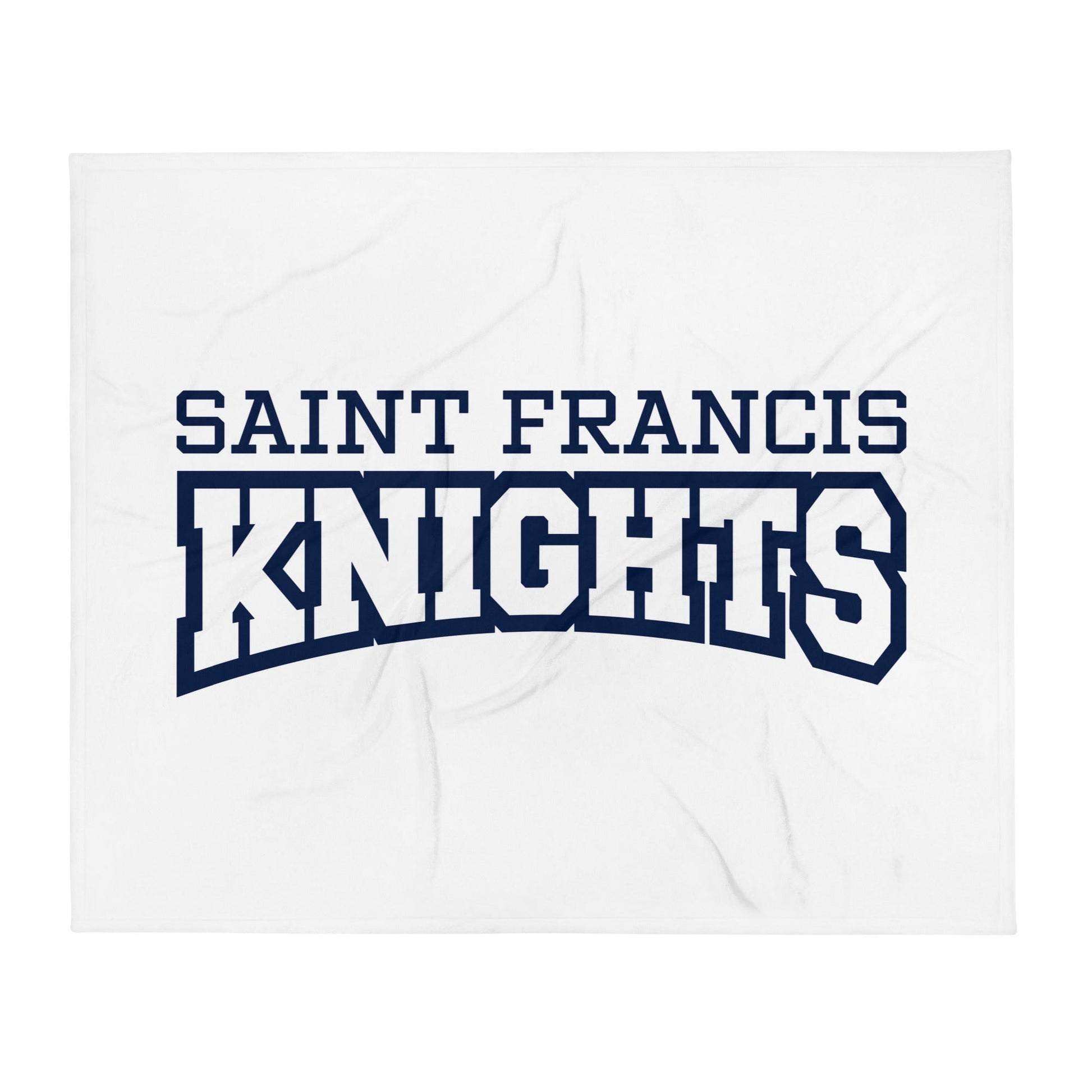 Throw Blanket | Saint Francis School | Modern Script Logo