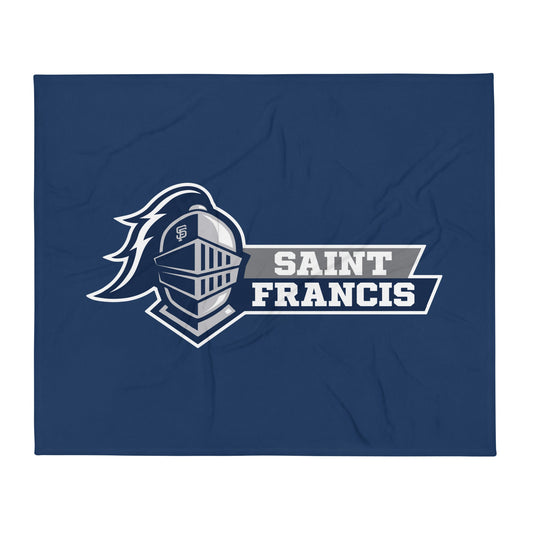 Throw Blanket | Saint Francis School | Vanguard Logo