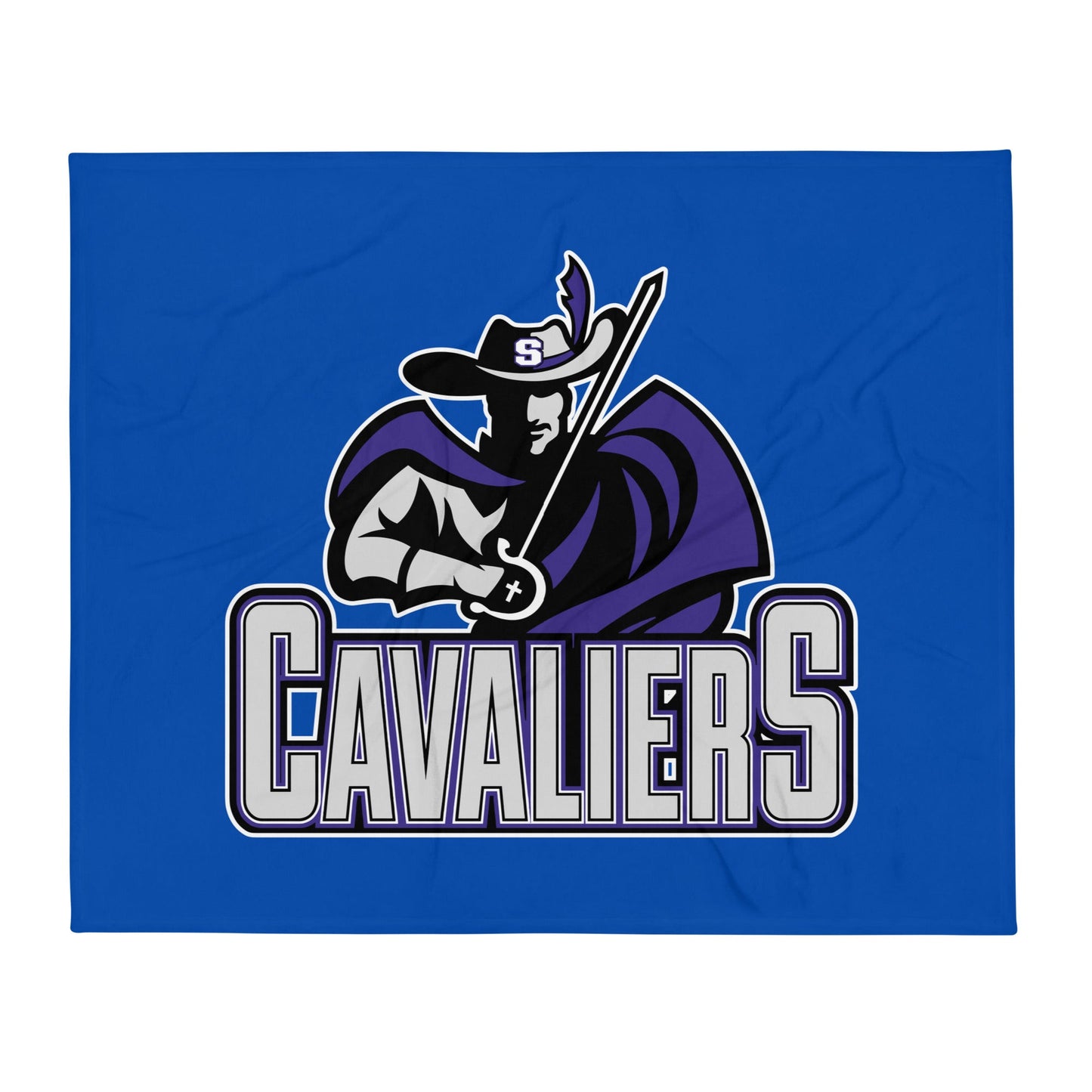 Throw Blanket | Saint Thomas More | Cavalier Vanguard Logo