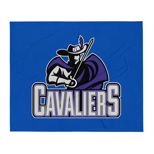 Throw Blanket | Saint Thomas More | Cavalier Vanguard Logo
