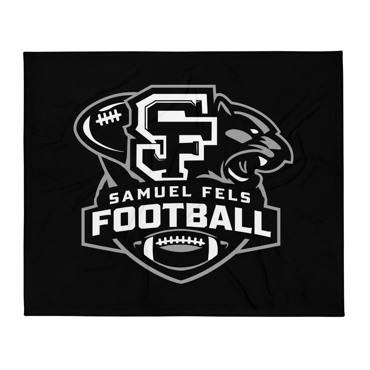 Throw Blanket | Samuel Fels Football | Crest Logo