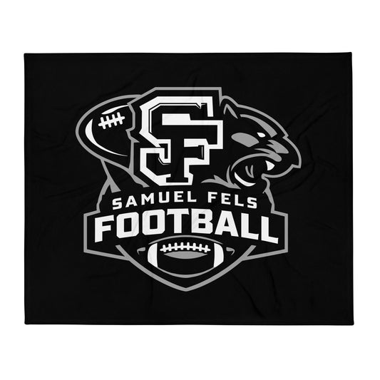 Throw Blanket | Samuel Fels Football | Crest Logo