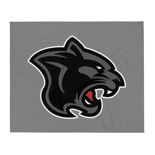 Throw Blanket | Samuel Fels Football | Panther Mark Logo