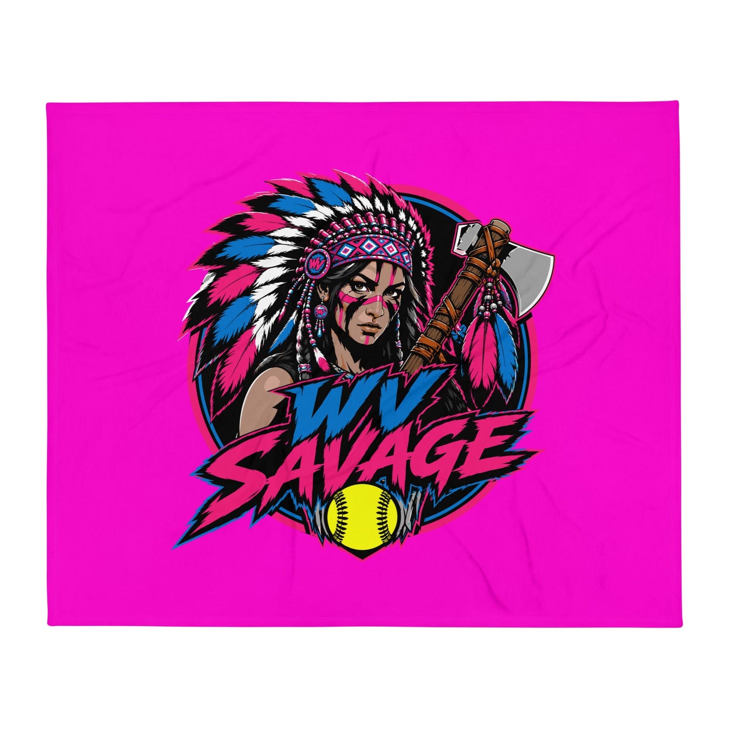 Throw Blanket | Savage | Crest Logo