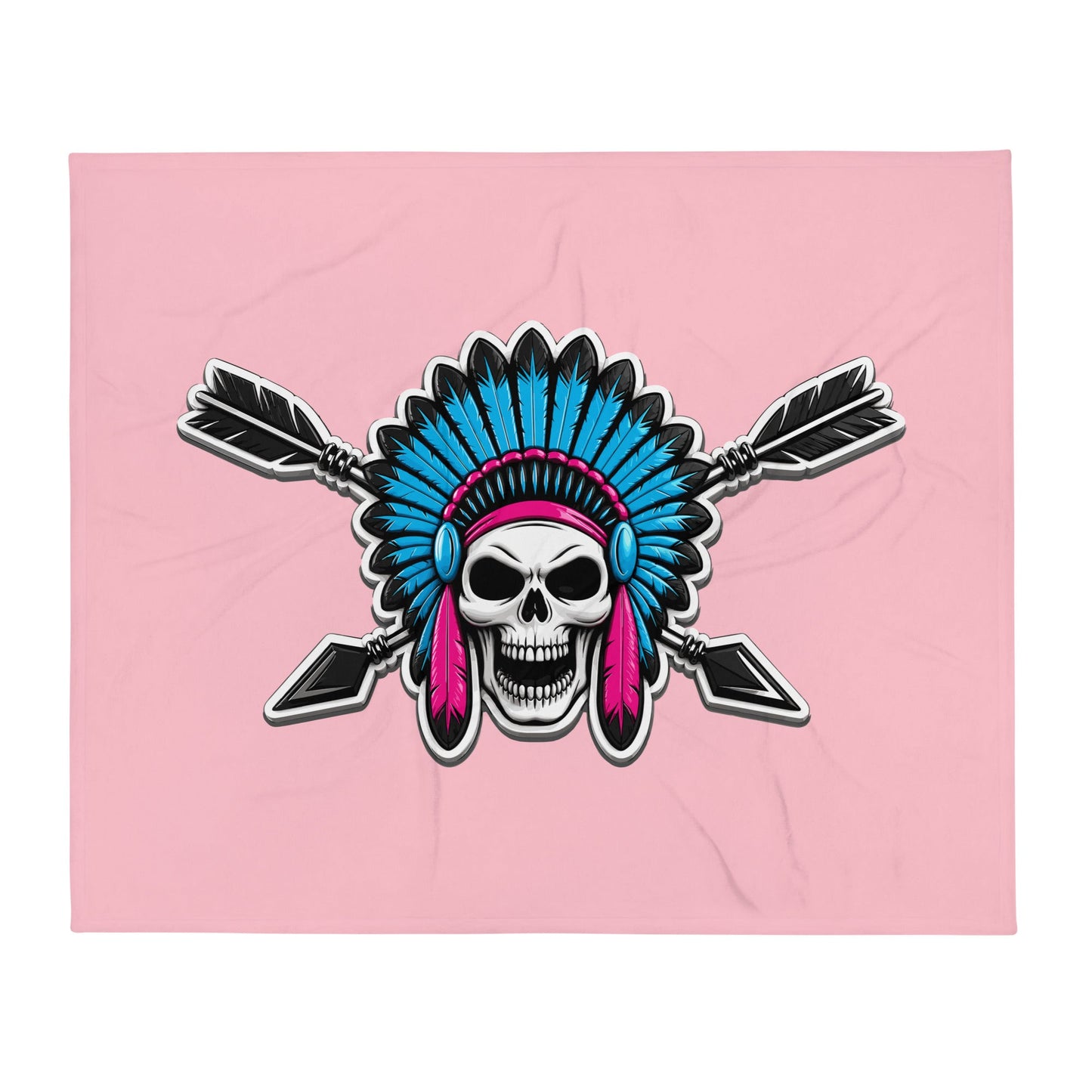 Throw Blanket | Savage Softball | Chief Skullcrest Logo