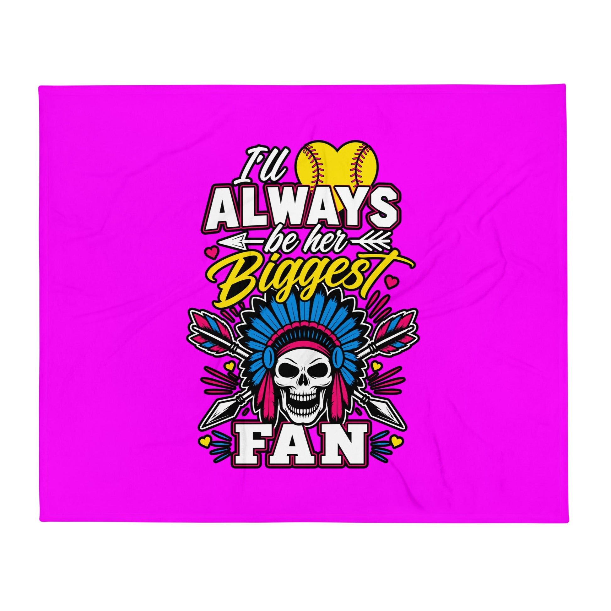 Throw Blanket | Savage Softball | Crest Logo