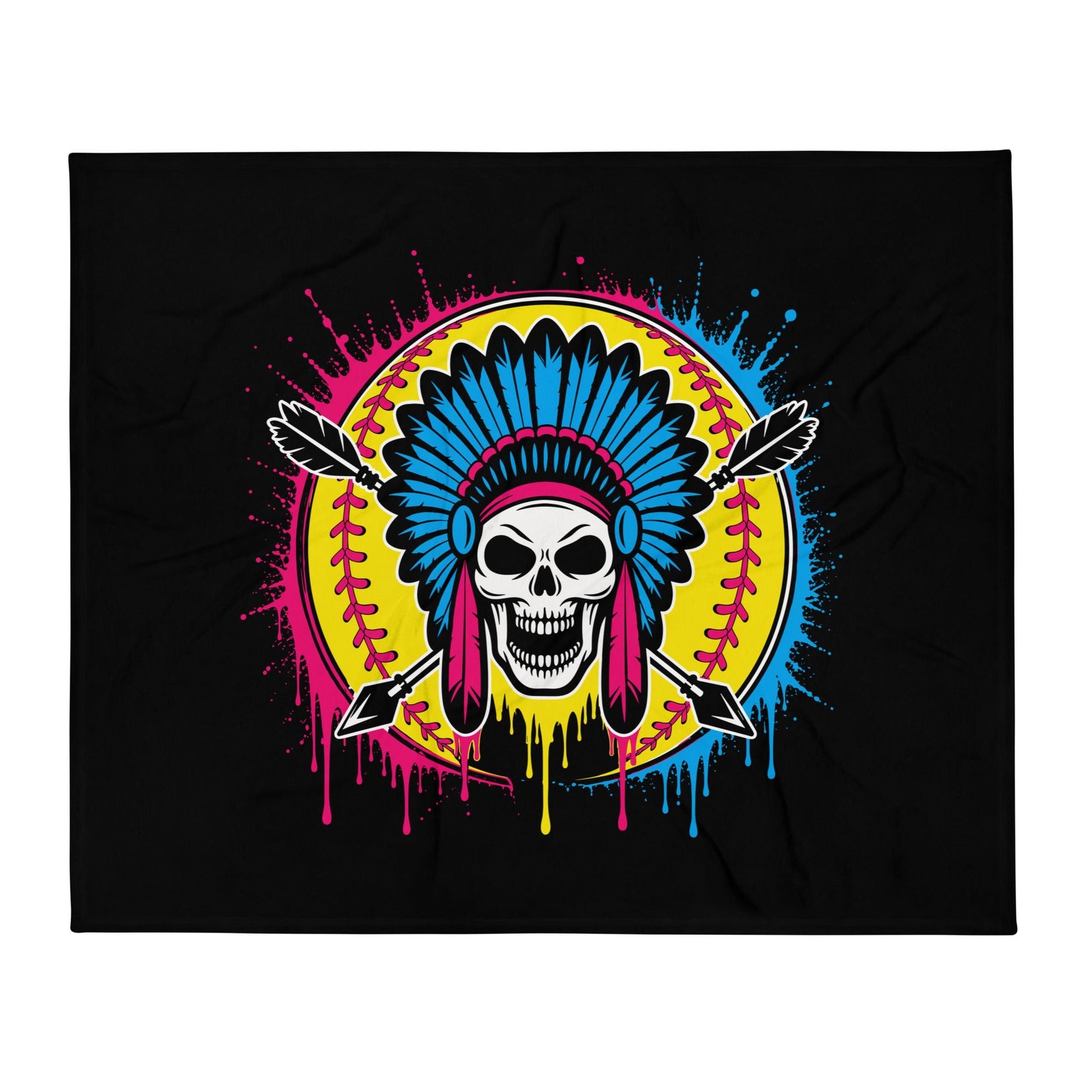 Throw Blanket | Savage Softball | Emblem Logo