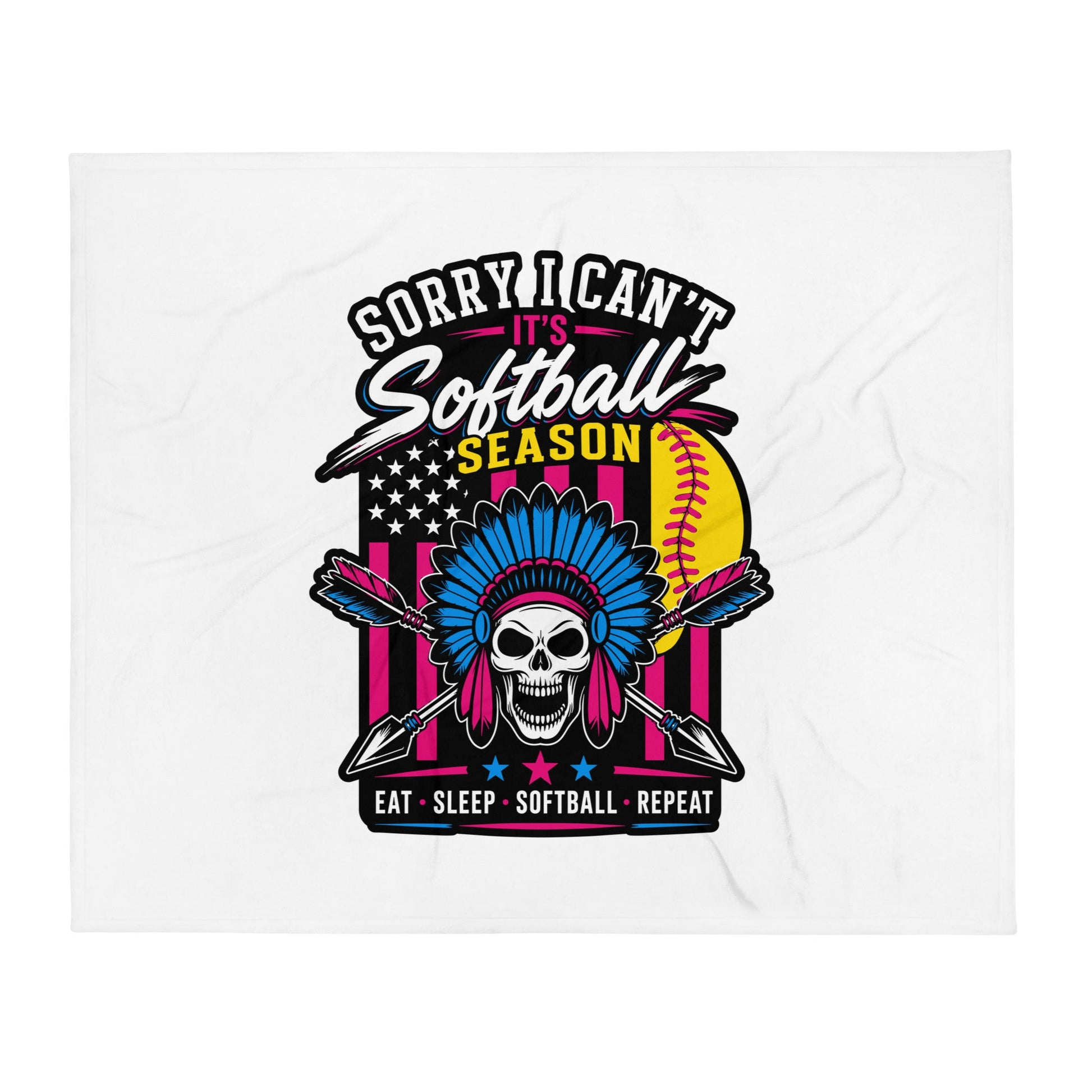 Throw Blanket | Savage Softball | Tribal Ace Logo