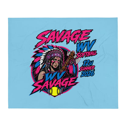 Throw Blanket | Savage | Vanguard Logo