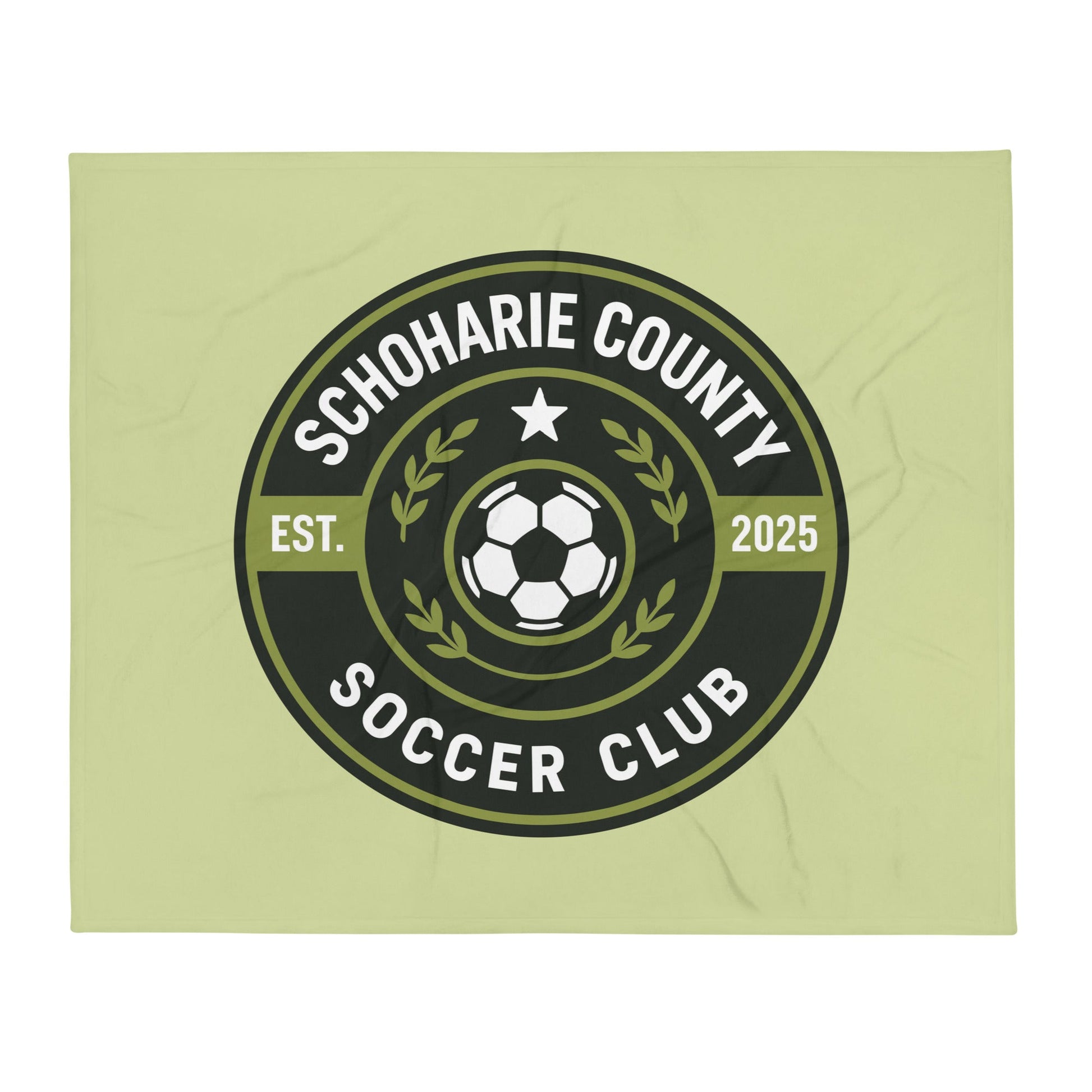 Throw Blanket | Schoharie County Soccer Club | Badge Logo
