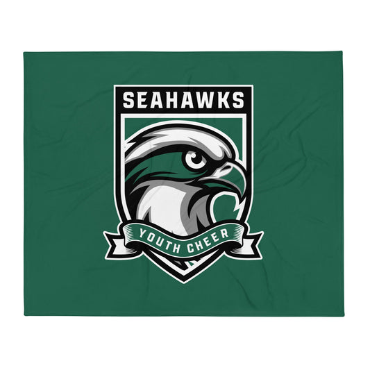 Throw Blanket | Seahawks Youth Cheer | Shield Logo