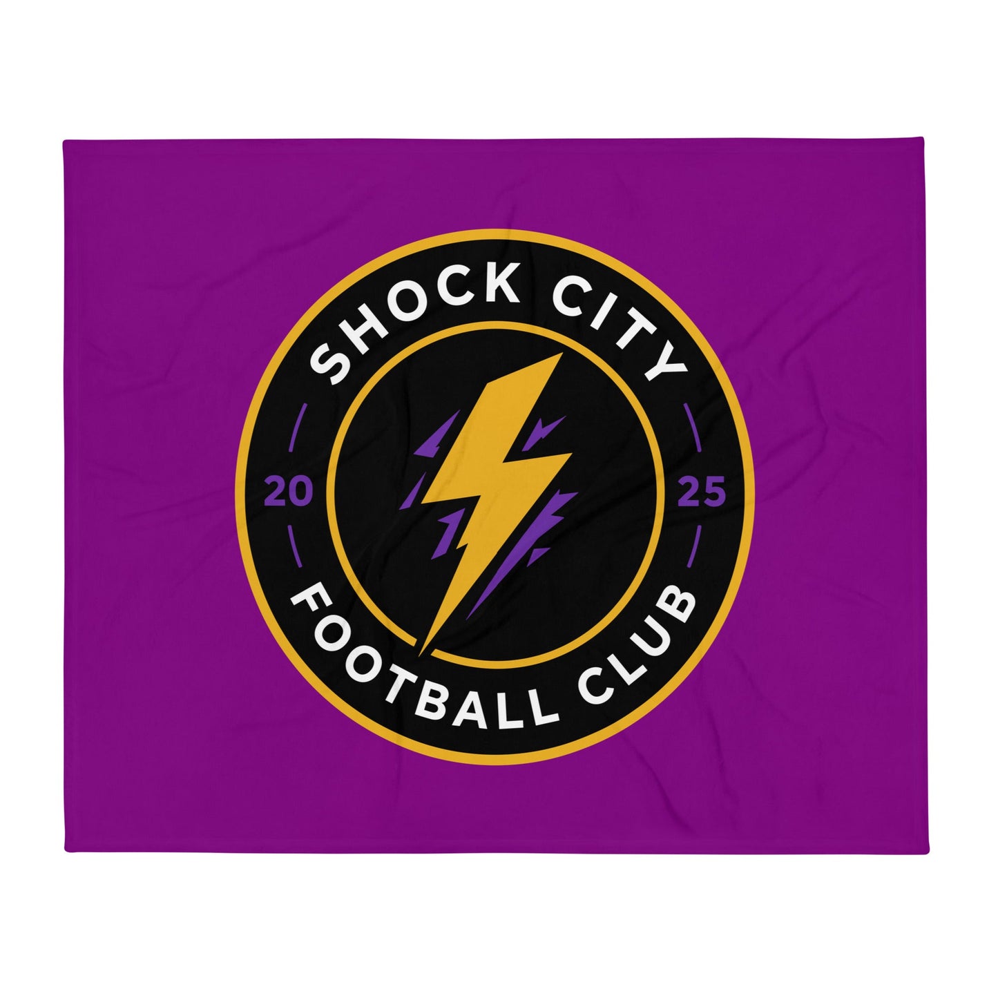 Throw Blanket | Shock City FC | Badge Logo