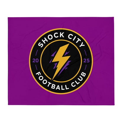 Throw Blanket | Shock City FC | Badge Logo