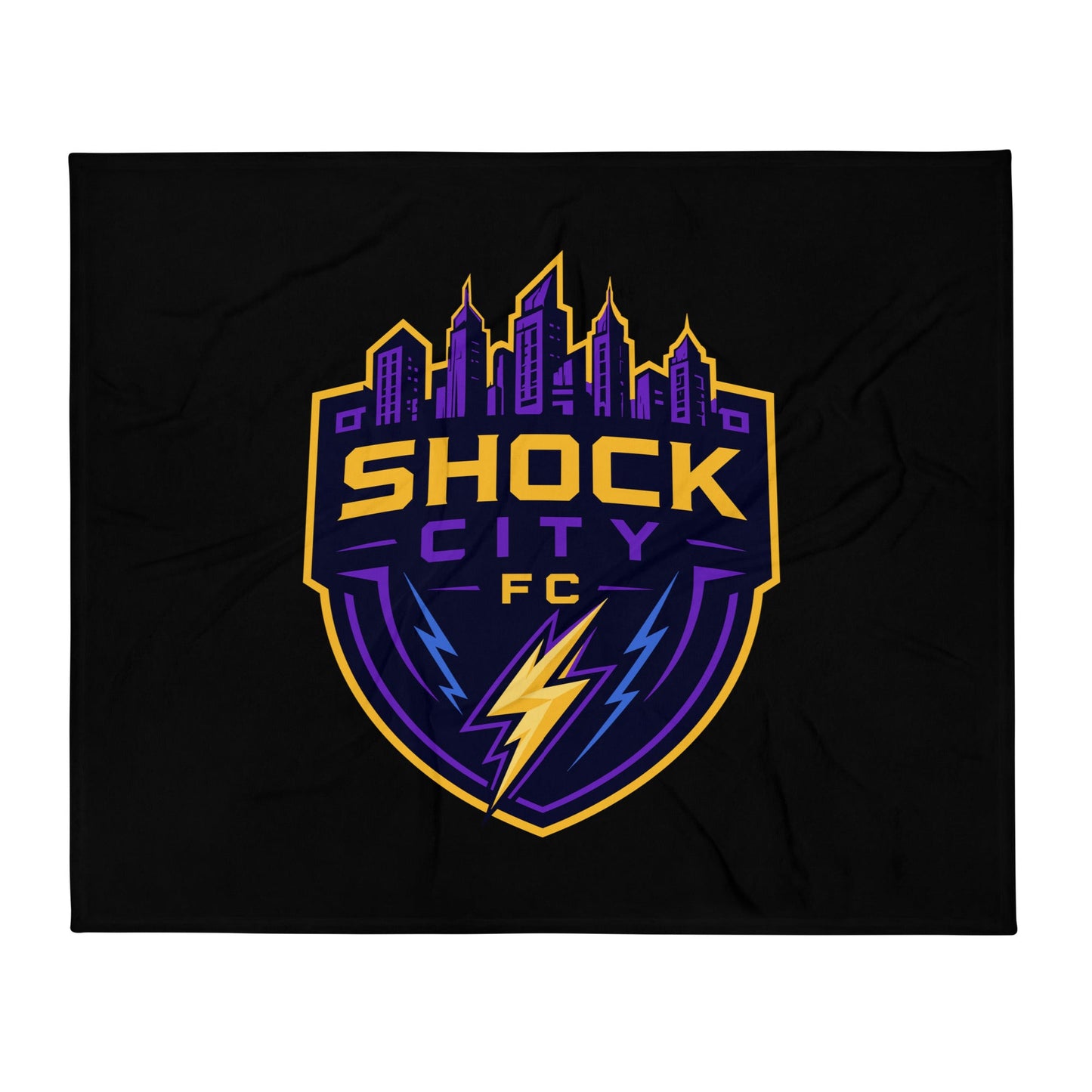 Throw Blanket | Shock City FC | Crest Logo