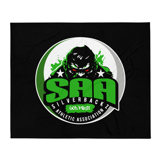 Throw Blanket | Silverbackz Athletic Association LLC | Silverback Logo