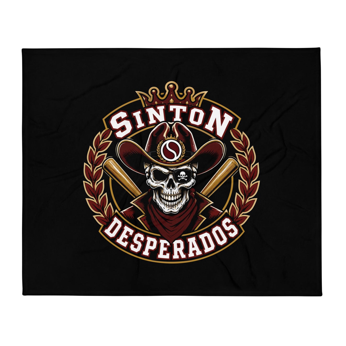 Throw Blanket | Sinton Desperados Baseball | Ridge Varsity Logo