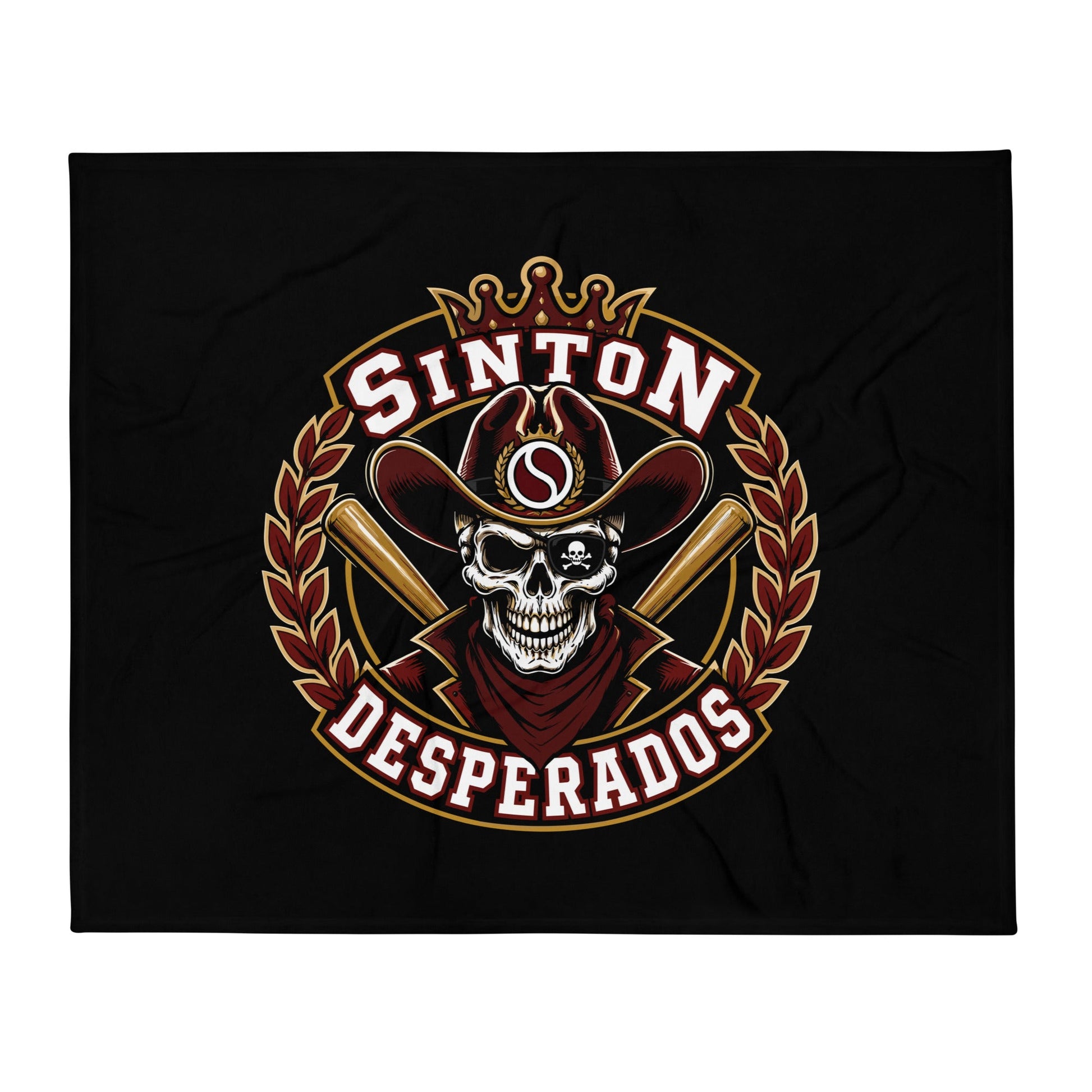 Throw Blanket | Sinton Desperados Baseball | Ridge Varsity Logo