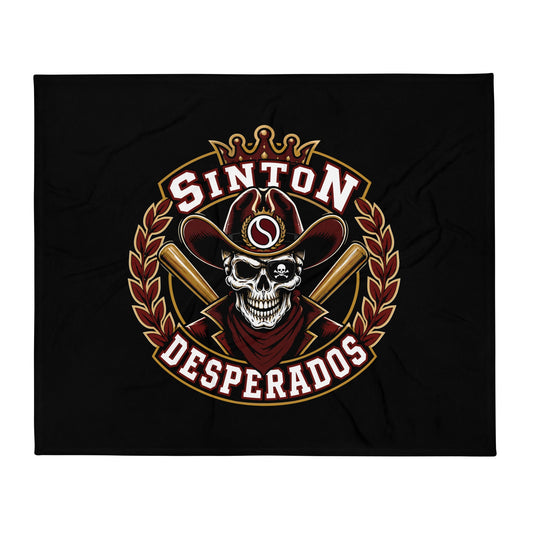 Throw Blanket | Sinton Desperados Baseball | Ridge Varsity Logo